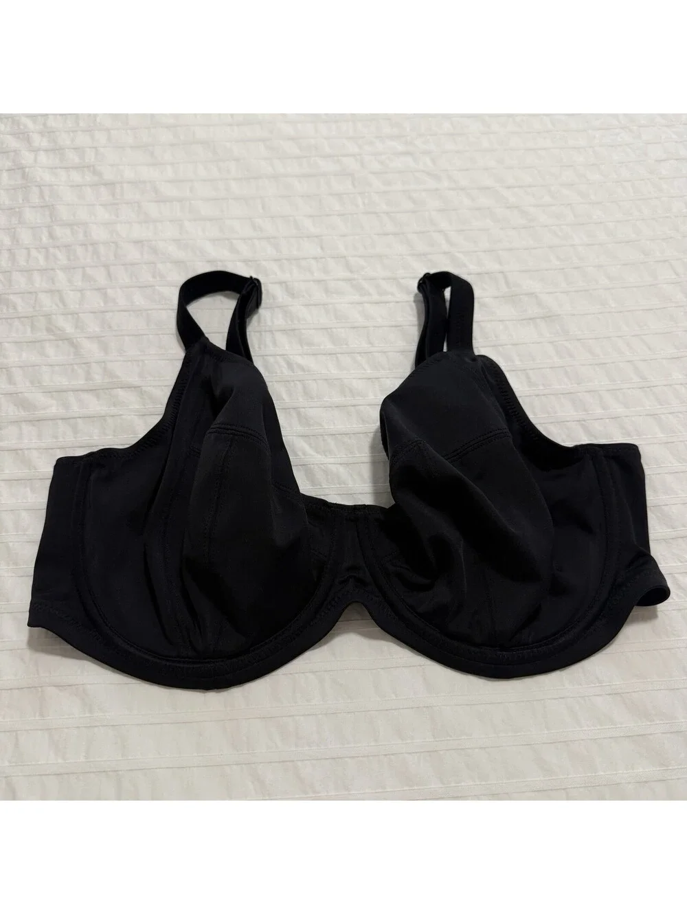 Elomi 36G Essentials Underwire Swim Bikini Bra Top ES7500 Black